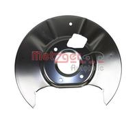 1x Spritzblech, Bremsscheibe METZGER 6115265 passend für MAZDA