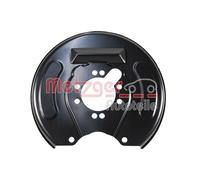 1x Spritzblech, Bremsscheibe METZGER 6115310 passend für MITSUBISHI VOLVO