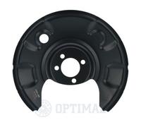 1x Spritzblech, Bremsscheibe OPTIMAL BSP-1050R passend für VW