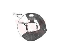 1x Spritzblech, Bremsscheibe VAN WEZEL 0639371 passend für BMW