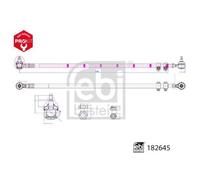 Spurstange FEBI BILSTEIN 182645 ProKit für DEUTZ-FAHR, Vorderachse