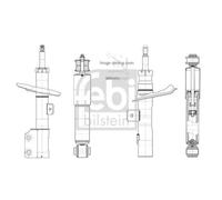FEBI BILSTEIN Stoßdämpfer 1002585 Hinterachse links für TOYOTA