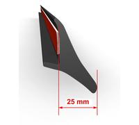 1x Universelle Kotflügelverbreiterung 25mm für Nissan Qashqai X-Trail 2 Meter