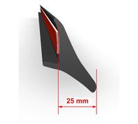 1x Universelle Kotflügelverbreiterung 25mm für Nissan Qashqai X-Trail 2 Meter