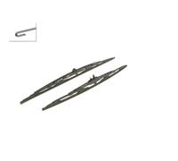 Bosch Scheibenwischer Twin Spoiler 801S, Länge: 600mm/530mm - Set für Frontscheibe