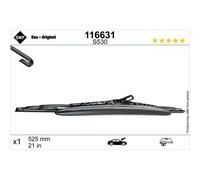 SWF Wischerblatt Bügelwischer mit Spoiler (1Stück) 525mm passt zu: VOLVO 850, C70 I, S40 I, S70, V40, V70 I, AUDI A3, A4 B5, BMW 3 (E36), FIAT COUPE, FORD MONDEO I, MONDEO II, JAGUAR XK 8 01.78- 11663