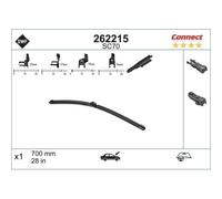 SWF Wischblatt Alternative Connect 262215 – 1x für VW, Peugeot, Citroën, Ford (Changan)