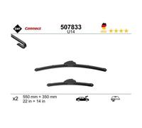 1x Wischblatt SWF 507833 passend für