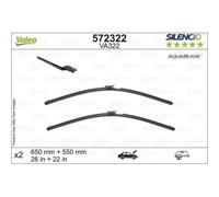 1x Wischblatt VALEO 572322 passend für MERCEDES-BENZ