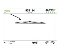 VALEO Scheibenwischer Wischblatt Wischerblätter SILENCIO CONVENTIONAL SINGLE