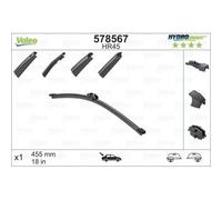 1x Wischblatt VALEO 578567 passend für VW