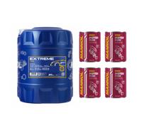 1x20 Liter MANNOL Extreme 5W-40 5W40 Motoröl ÖL 4x Motor Flush 9900 Set