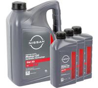 1x5+3x1l Original Nissan Synthetic Technology Motoröl 5w30 Passend Für Acea C4 08880-80845