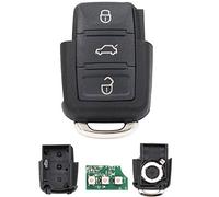1xSt. Unterteil Ersatz Tastengehäuse mit 3 Tasten Autoschlüssel + Elektronik Platine 433Mhz Chiavi Schlüssel Fernbedienung Funkschlüssel Gehäuse 1K0 959 753 G / 1K0959753G