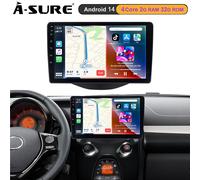 Android 14 Autoradio Carplay Navi für Toyota Aygo Peugeot 108 Citroen C1 2014-21