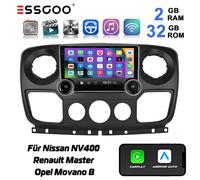 2+32G Autoradio Für Opel Movano B Renault Master 3 Carplay GPS Navi Android14 BT