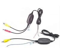 2,4 GHz Wireless RCA Video Sender & Empfänger Drahtloser Kit für Fahrzeug Backup Kamera/Front Auto Kamera Parkplatz Rückfahrkamera Monitor System (Drahtlos A)
