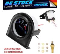 2"52mm 12V Öltemperaturanzeige Öltemperaturmesser für Universal Auto 12V