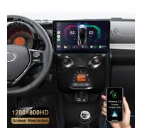 2+64G Android 13 Autoradio GPS Navi BT für Citroen C1 Peugeot 108 Toyota Aygo II