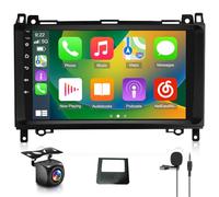【2+64G】 Hodozzy Carplay Autoradio für Mercedes Benz B200 W169 W245 W639 Sprinter Vito Viano Android Autoradio mit Navi,9 Zoll Touchscreen mit Android Auto/WiFi/GPS/RDS/FM/Bluetooth/USB+Rückfahrkamera