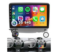 【2+64G】 Hodozzy Carplay Autoradio für Toyota Yaris 1999-2005,9 Zoll Touchscreen mit Android Auto/DSP/WiFi/GPS/RDS/FM/Bluetooth/USB