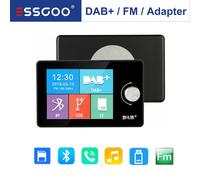 2.8" LCD Bildschirm DAB+ Digital Adapter Autoradio Bluetooth FM Transmitter AUX