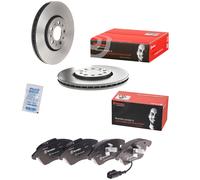 2 Brembo Bremsscheiben Ø288mm + Beläge vorne passend für VW Polo 5 Skoda Fabia 2