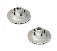 2 BREMSSCHEIBEN VORNE FÜR GMC JIMMY 1992-1992 SONOMA 1995-2003 RWD ROSTFREI NEU