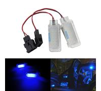 Blau Fußraumbeleuchtung für VW Passat Rabbit Golf Tiguan Touareg Transporter Eos