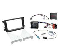 2-DIN Kit kompatibel mit Seat/Skoda/VW Fahrzeuge LFB/Antenne schwarz