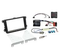 2-DIN Kit Seat/Skoda/VW Fahrzeuge LFB/Antenne(Set) schwarz