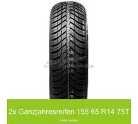 2-er Satz 155/65 R14 75T Nexen N-Blue 4-Season 3PMSF Ganzjahresreifen | 66829