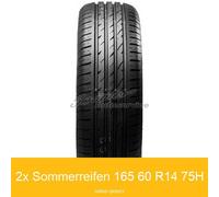 2-er Satz 165/60 R14 75H Nexen N-Blue HD Plus Sommerreifen | 40321