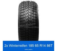 2-er Satz 185/65 R14 86T Winterreifen Riken Snowtime B2 3PMSF | 21106
