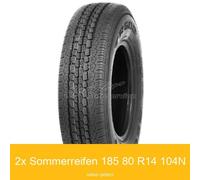 2-er Satz 185/80 R14 C 104N Sommerreifen Security TR-603 | 78256