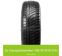 2-er Satz 195/55 R16 91H Tomket AllYear 3 3PMSF XL Allwetterreifen | 78008