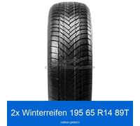 2-er Satz 195/65 R14 89T Winterreifen Tracmax X-Privilo S-130 3PMSF | 93576