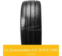 2-er Satz 215/75 R16 C 116R Sommerreifen Continental VanContact Eco | 45079