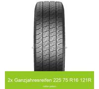 2-er Satz 225/75 R16 C 121R Allwetterreifen Semperit Van AllSeason 3PMSF | 92226