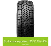 2-er Satz Allwetterreifen 185/55 R14 80H Maxxis All Season AP-2 3PMSF | 45868