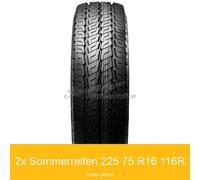 2-er Satz Continental VancoCamper 225/75 R16 116R Sommerreifen | 45382