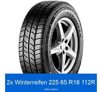 2-er Satz Continental VancoWinter 2 3PMSF 225/65 R16 C 112R Winterreifen | 87241