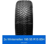 2-er Satz Dunlop Winter Sport 5 3PMSF Winterreifen 195/55 R15 85H | 85449