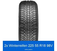 2-er Satz Fortuna Winter SUV 2 3PMSF Winterreifen 225/55 R18 98V | 22067