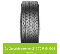 2-er Satz Ganzjahresreifen 215/70 R15 109S Semperit Van AllSeason 3PMSF | 83171