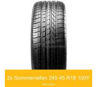 2-er Satz Goodyear EfficientGrip AO XL 245/45 R18 100Y Sommerreifen | 97555