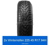2-er Satz Kormoran Snow 3PMSF XL 225/45 R17 94H Winterreifen | 52817