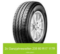 2-er Satz Radar Argonite RV-4S 3PMSF Allwetterreifen 235/60 R17 C 117R | 36889