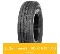 2-er Satz Security TR-603 Sommerreifen 185/70 R13 C 106N | 73394