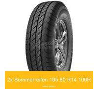 2-er Satz Sommerreifen 195/80 R14 C 106R Aplus A-867 | 23589